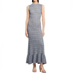 Sandro Venus Dress L NWT 3 studded maxi dress